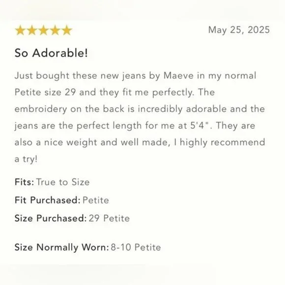 NWT Size 27- Maeve Wide-Leg Jeans Strawberry Embroidered (NWT US$ 158) - Picture 4 of 16